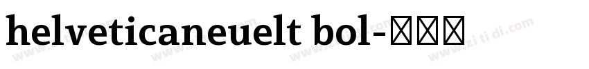 helveticaneuelt bol字体转换